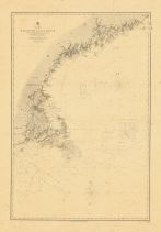 Map - Page 1 - NORTH AMERICA/EAST COAST/BAY OF FUNDY TO LONG ISLAND/THE COAST FROM QUODDY HEAD TO PORTLAND/FROM A SURVEY OF M.DES BARRES IN 1770/FROM PORTLAND TO LONG ISLAND/FROM THE UNITED STATES COAST SURVEY/1854, NORTH AMERICA/EAST COAST/BAY OF FUNDY TO LONG ISLAND/THE COAST FROM QUODDY HEAD TO PORTLAND/FROM A SURVEY OF M.DES BARRES IN 1770/FROM PORTLAND TO LONG ISLAND/FROM THE UNITED STATES COAST SURVEY/1854