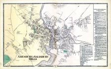 1872 - Beverly (Center), Massachusetts - Antique Map